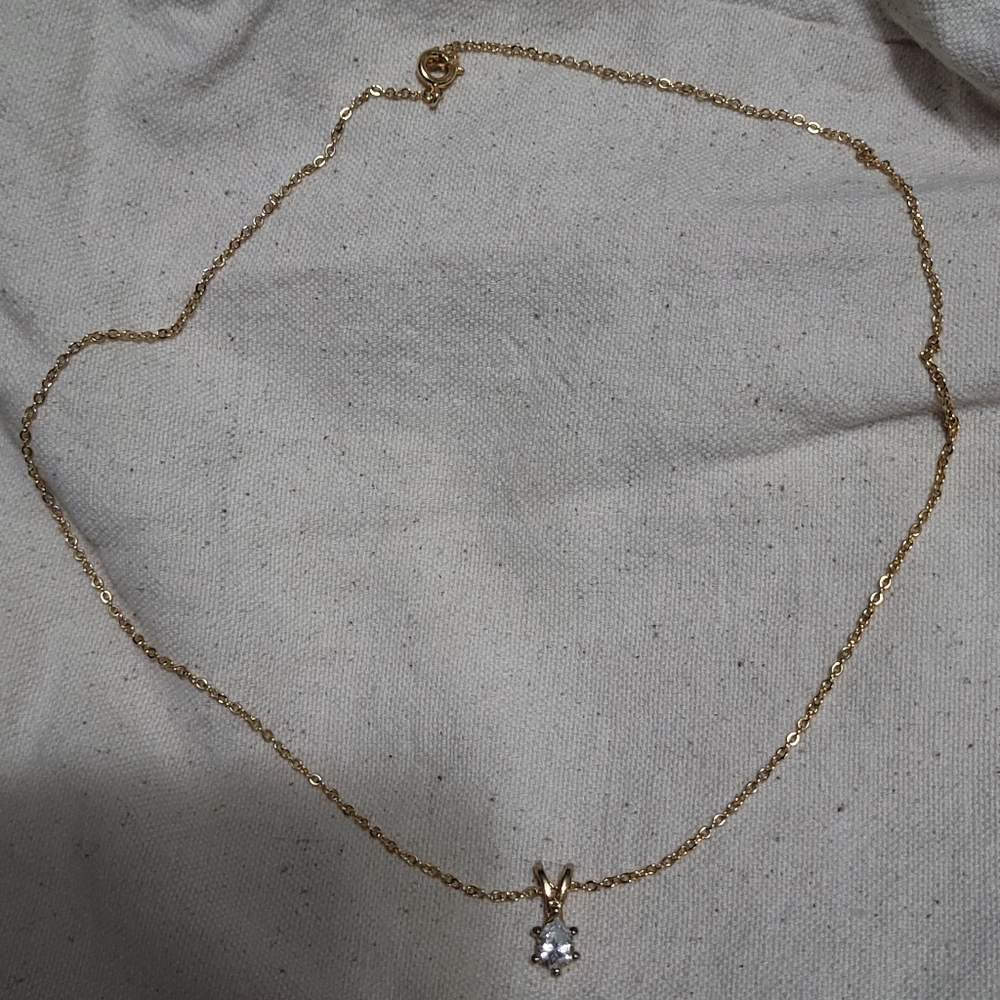 Gold Diamond Necklace